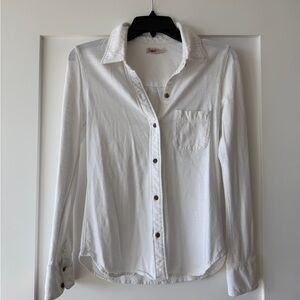 Faherty Sunwashed Knit Cotton Shirt